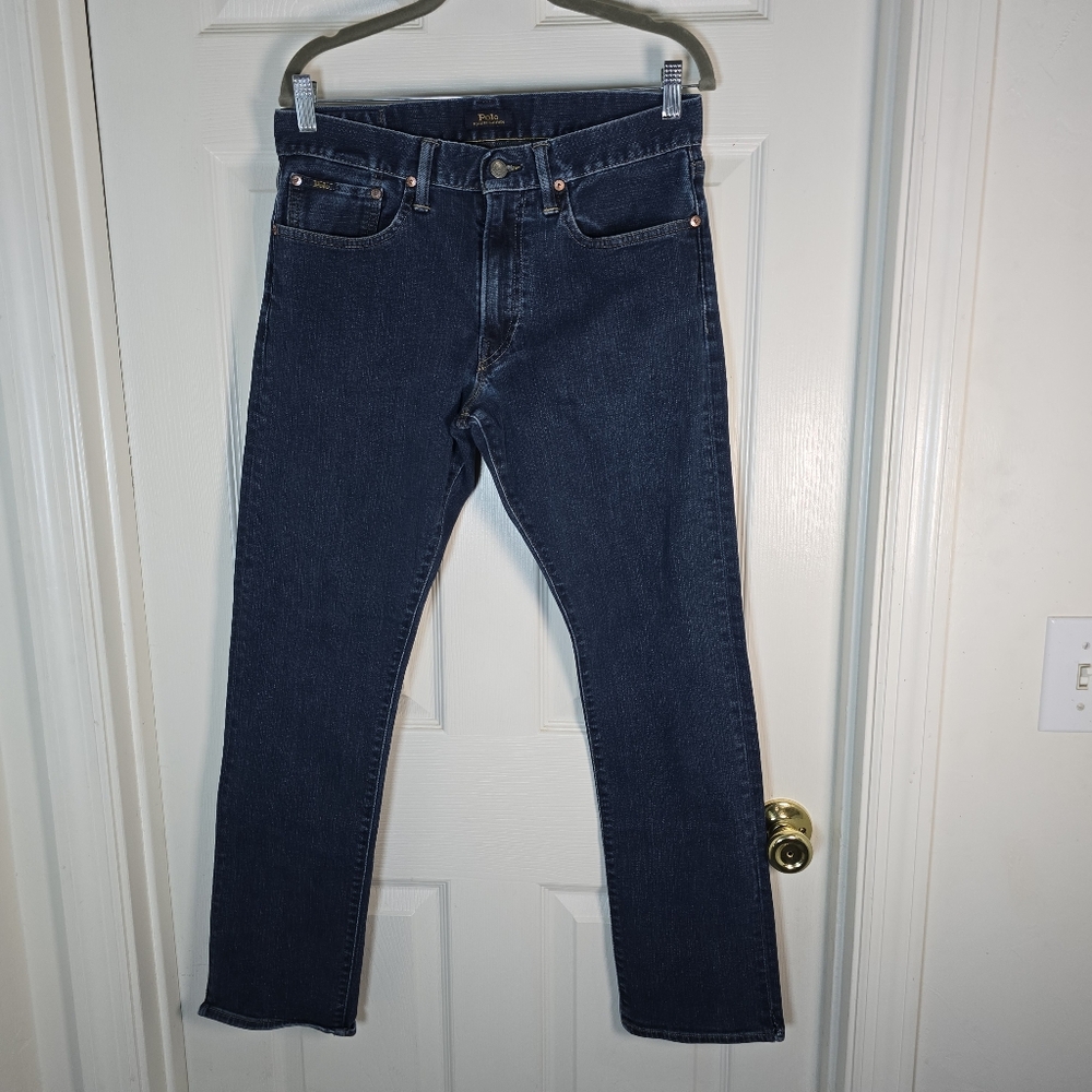 Polo Ralph Lauren Varick Slim Straight Men's‎ Blue Jeans 32 X 32